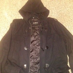 Men's Guess pea coat jacket